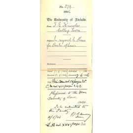 Regarding thesis topic