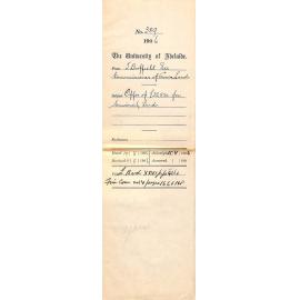 Offer for the government's purchase of University lands