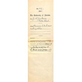 Requesting admission to Bachelor of Medicine and status of previous studies