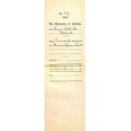 Informing the University of vacancies for surgeons on steamers