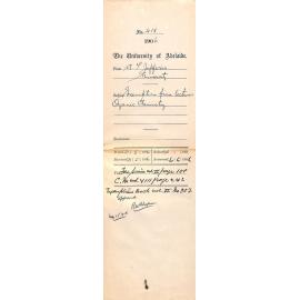 Requesting exemption from attendance of Organic Chemistry lectures