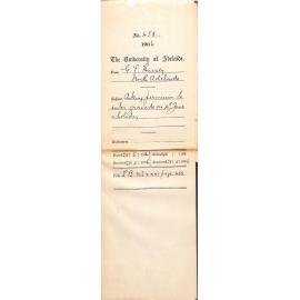 Requesting permission of use of grounds for a tennis match