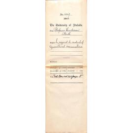 Regarding the conducting of the Agricultural examinations