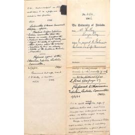 Requesting for three extension lectures to be given on the topic of Life Assurance