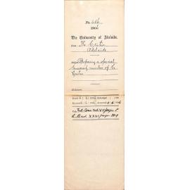 Proposal to make a special University number of The Critic