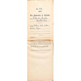 Inquiring after starting date of duties