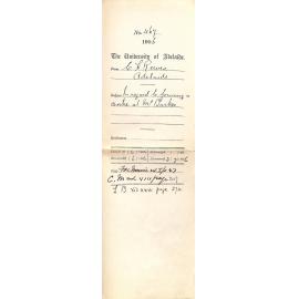 Regarding the formation of a centre at Mount Barker at which music examination could take place