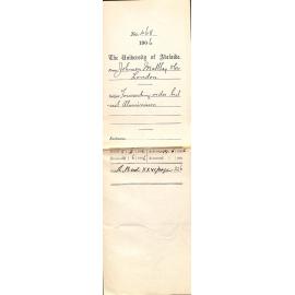 Stating that the order is being forwarded but not the aluminium