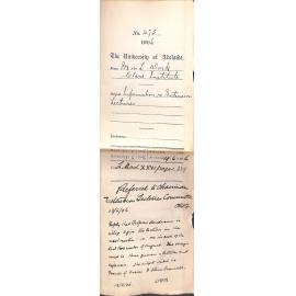 Information re Extension Lectures