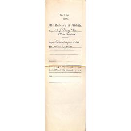 Acknowledging Order for Wines and re Prices