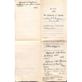 Admission to Arts Course and asking status - Damiano