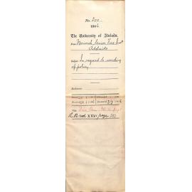 In regard to wording of Policy