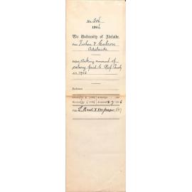 Asking amount of Salary paid to Professor Bensly in 1905