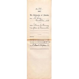 Entering for Primary re Place of Examination