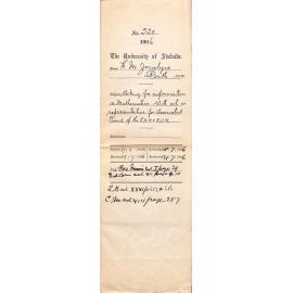 Asking for information re Mathematics Will act as Representative