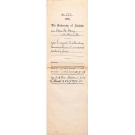 In regard to attending Conservatorium and increased Railway Fares