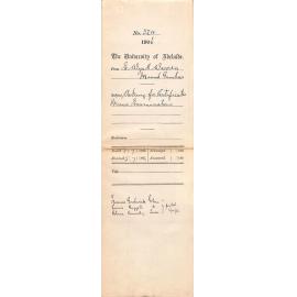 Asking for Certificates Music Examinations