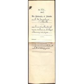 Forwarding Practice of Music Entries re Ceyne obtaining LLB degree