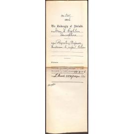 Request Professor Henderson to repeat lectures