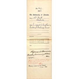 In regard to lengthening Banking and Exchange Course