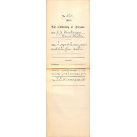 In regard to Examining Candidates from district