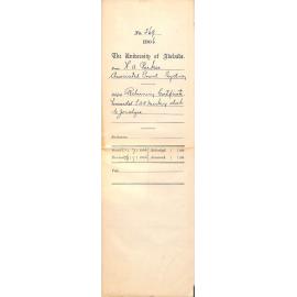 Returning Certificate Forwarded LAB Marking Sheet to Joscelyne