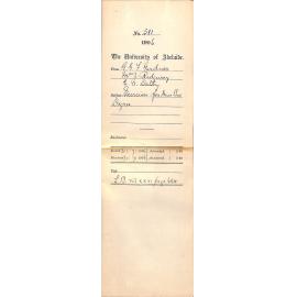 Exercises for Mus Bac Degree