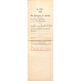 Nominating Mr H Fisher on Board of Commercial Studies