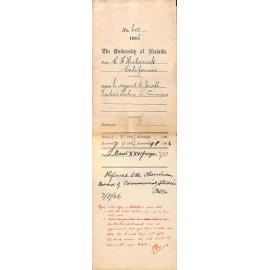 In regard to Joseph Fisher Lecture in Commerce