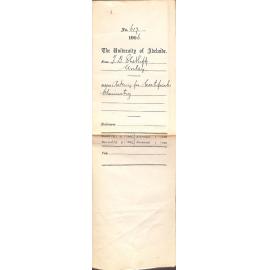 Asking for Certificates Chemistry