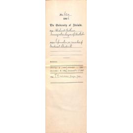 Information re number of Medical Students