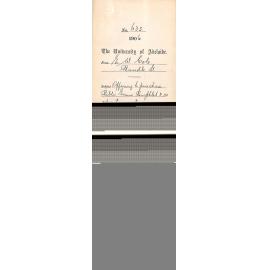 Offering to purchase Public Exams Pamphlet and re Advertisement