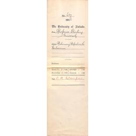 Preliminary Report on the Herbarium