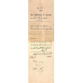 Unable to attend Conservatorium through illness - Jens Hakendorf