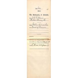 Notification that university is required to elect two new board members