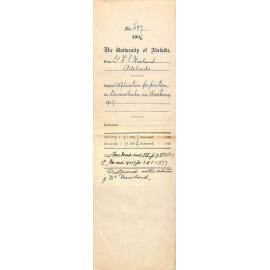 Application for the position