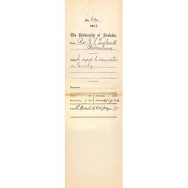 Regarding the examination in Geometry