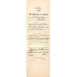 Regarding the Public Service examination and the application of George Gordon for the Dental course. Additional enclosed letter from the Inspector General of Schools in Perth