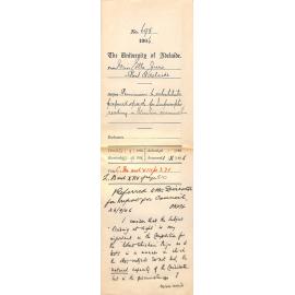 Requesting permission to give an impromptu reading in the place of a prepared speech in the Elocution examination