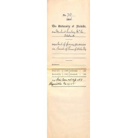 Stating the cost of fixing the gas service and one light