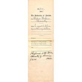 Discussing the regulations of the Bachelor of Science