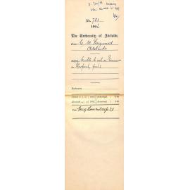 Declining position of Additional Examiner for LLB