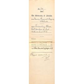 Receiving funds from sale of land