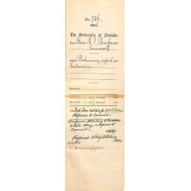 Preliminary report on Herbarium - Full Docket