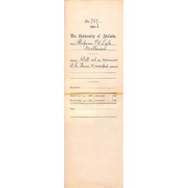 Agreeing to examine thesis with Professor Pollock