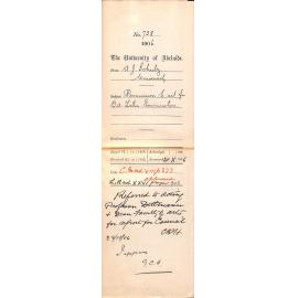 Applying for early examination in Latin