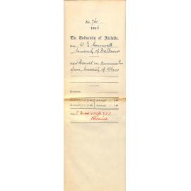 Regarding correspondence from the University of Athens