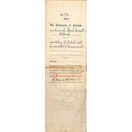 Admitting students to the December Commemoration