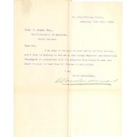 Accepting position as additional examiner