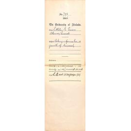 Requesting information on history of University of Adelaide